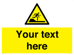 Custom warning Submerged step or steps